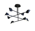 Mantra Capuccina 8 Light Fixed Pendant Black