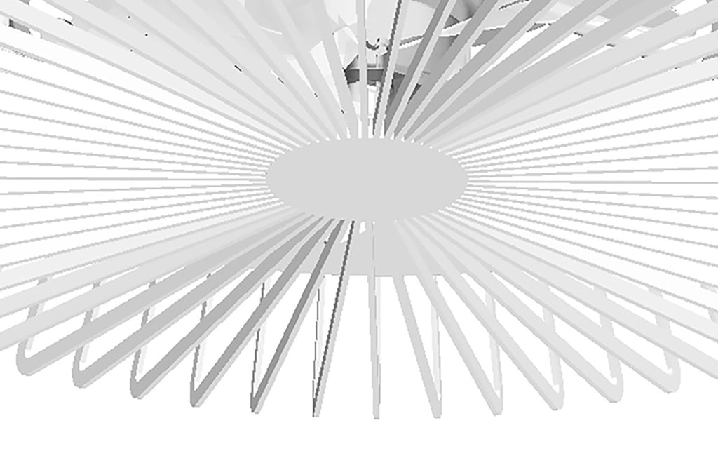Mantra Himalaya Ceiling Fan & Dimmable LED Light White. 5 Years Warranty. Remote Control, App, Alexa/Google Voice Control
