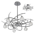 Mantra Maremagnum Telescopic Semi Flush Convertible 6 Light G9 Polished Chrome