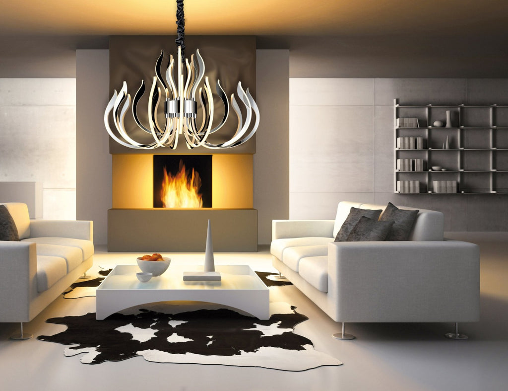 Mantra Versailles LED Polished Chrome Pendant
