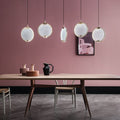 Masiero Horo 5 Light LED Hanging Glass Ceiling Pendant HORO-S5-TR