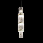 Masiero Vegas LED Glass Chandelier Champagne Leaf MAS/VEGAS-S-VRT-140