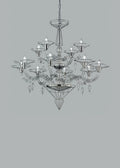 Metal Lux Dedalo 12 Light Chandelier in Polished Chrome