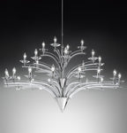 Metal Lux Icaro 28 Light Ceiling Light  in Polished Chrome