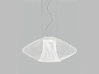 Metal Lux Impossible Large Pendant Light in Matt White