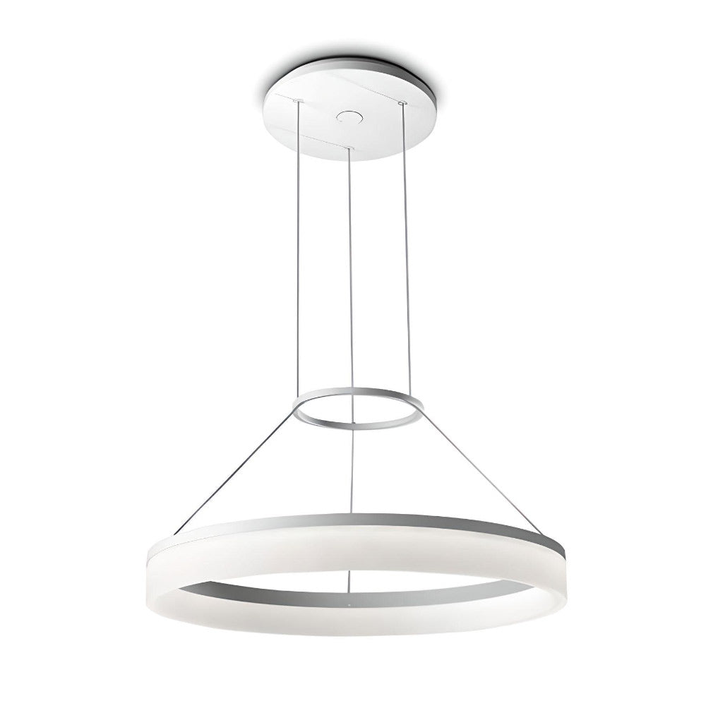 LEDS C4 Circ Dimmable Small Pendant Light in Aluminium