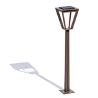 Metro 500lm Max Solar Pathway Light 90 cm - Corten Aluminium