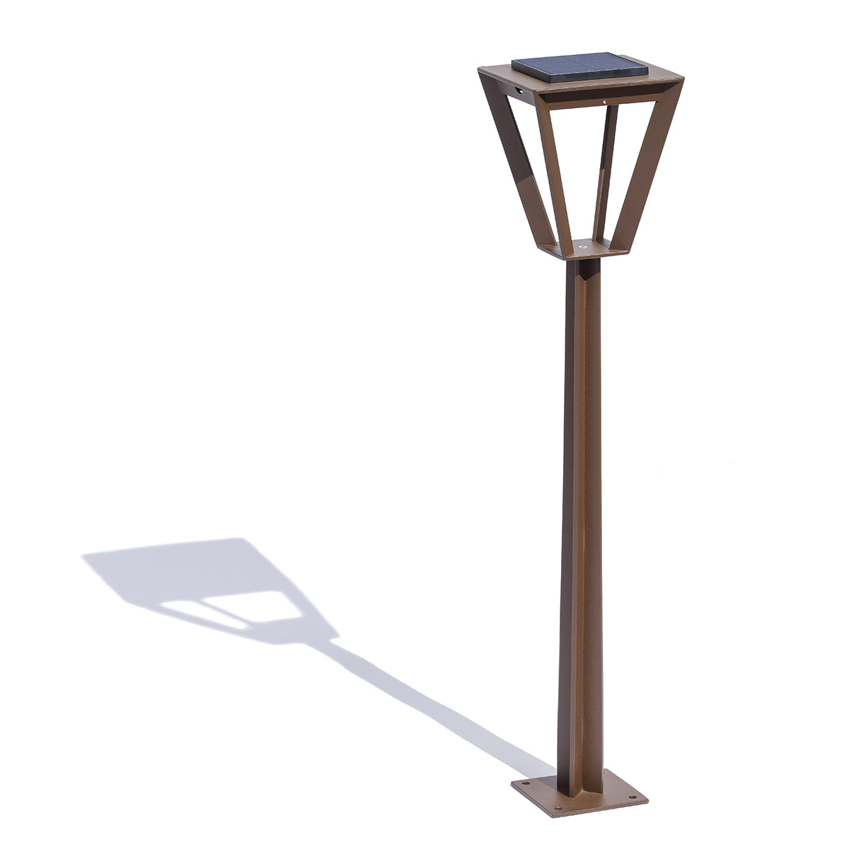 Metro 500lm Max Solar Pathway Light 90 cm - Corten Aluminium