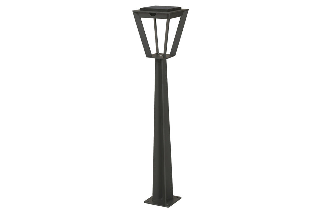Metro 500lm Max Solar Pathway Light 90 cm - Space Grey Aluminium