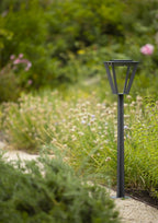 Metro 500lm Max Solar Pathway Light 90 cm - Space Grey Aluminium