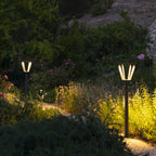 Metro 500lm Max Solar Pathway Light 90 cm - Space Grey Aluminium