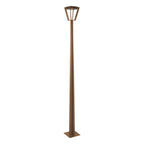 Metro 500lm Solar & Rechargeable Lamppost 200 cm - Space Grey Aluminium