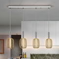 Schuller Micron 4 Light Bar Pendant Light in Chrome and Gold