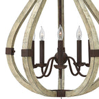 Hinkley Middlefield 5 Light Chandelier in Iron Rust
