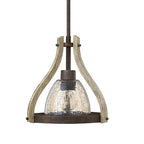 Hinkley Middlefield Mini 1 Light Pendant Light in Iron Rust