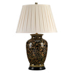 Elstead Morris Large Table Lamp in Gold and Black