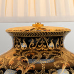 Elstead Morris Large Table Lamp in Gold and Black