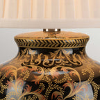 Elstead Morris Small Table Lamp in Black Gold