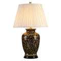 Elstead Morris Large Table Lamp in Gold and Black