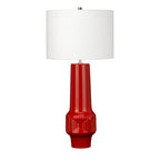 Elstead Muswell Table Lamp in Red