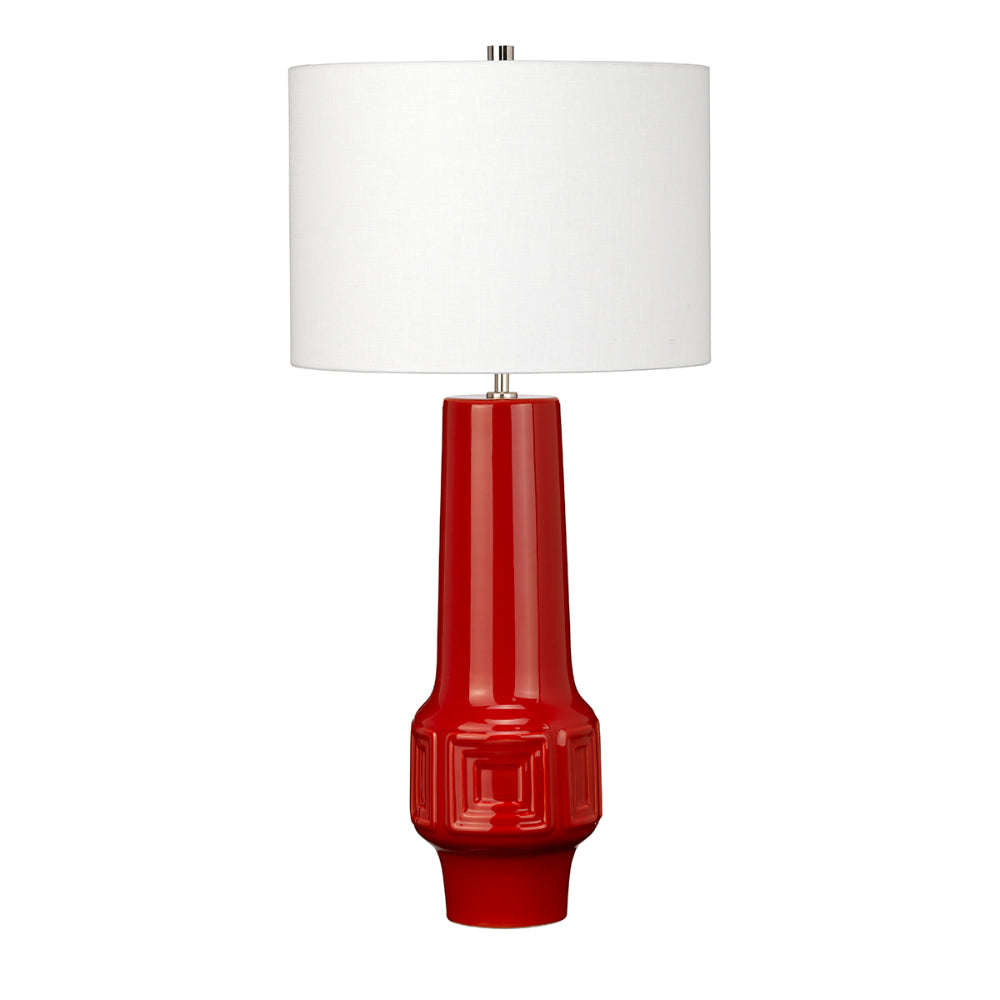 Elstead Muswell Table Lamp in Red