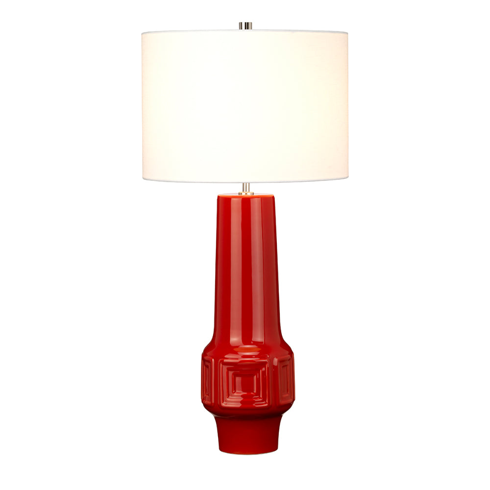 Elstead Muswell Table Lamp in Red