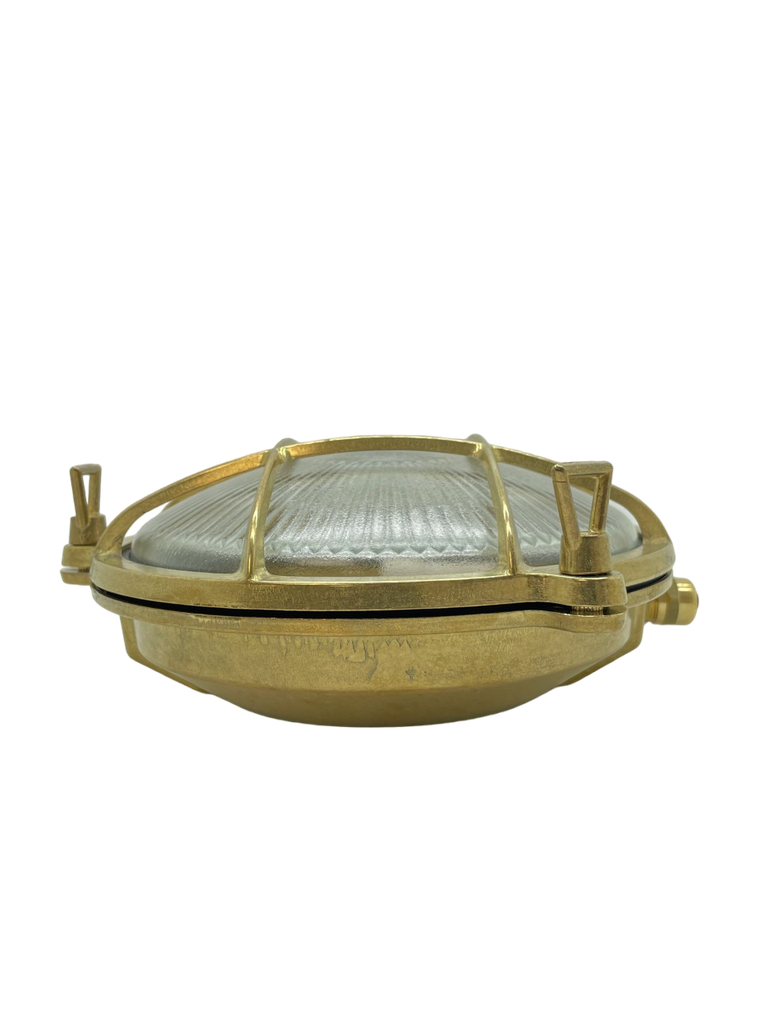 Navigator Cabin Small Porthole Bulkhead in Solid Brass