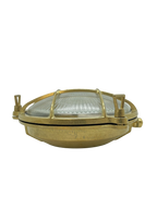 Navigator Cabin Small Porthole Bulkhead in Solid Brass