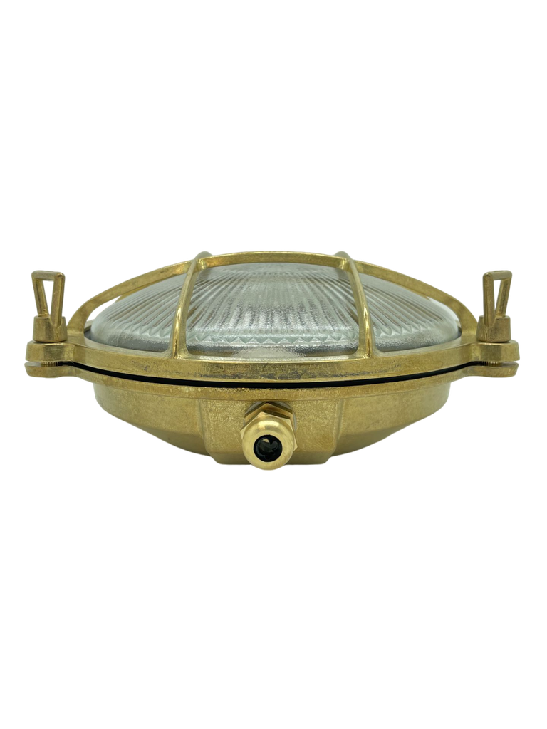 Navigator Cabin Small Porthole Bulkhead in Solid Brass