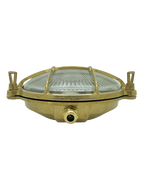 Navigator Cabin Small Porthole Bulkhead in Solid Brass