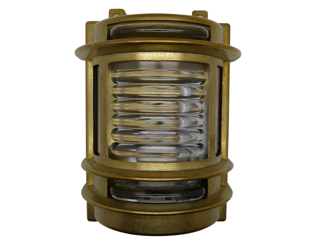 Navigator Cargo Wall Light in Solid Brass