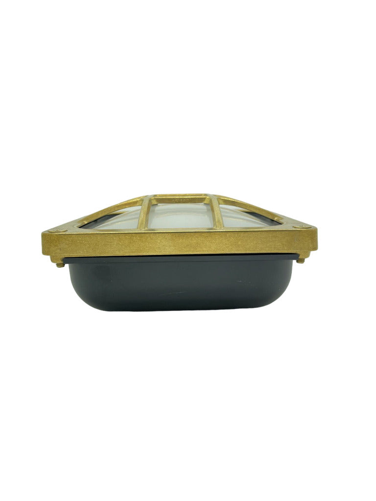 Navigator Francis Square Bulkhead in Solid Brass