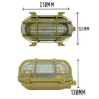 Navigator Horatio Small Standard Bulkhead in Solid Brass