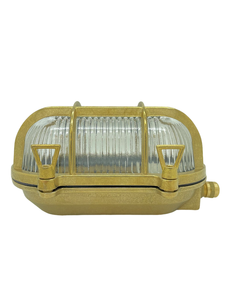 Navigator Horatio Small Standard Bulkhead in Solid Brass