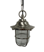 Navigator Hull Pendant Lantern in Satin Nickel