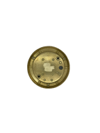 Navigator Marina Compact Mini Circular Bulkhead in Solid Brass