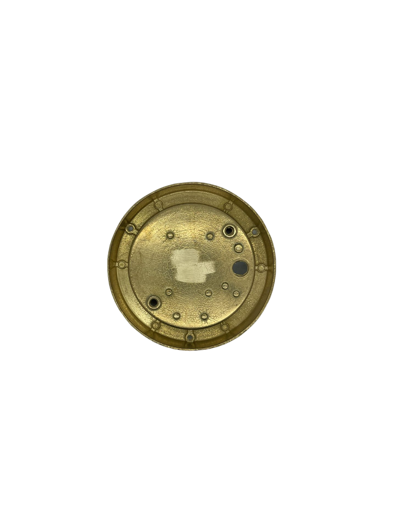 Navigator Marina Compact Mini Circular Bulkhead in Solid Brass