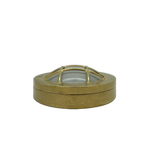 Navigator Marina Compact Mini Circular Bulkhead in Solid Brass
