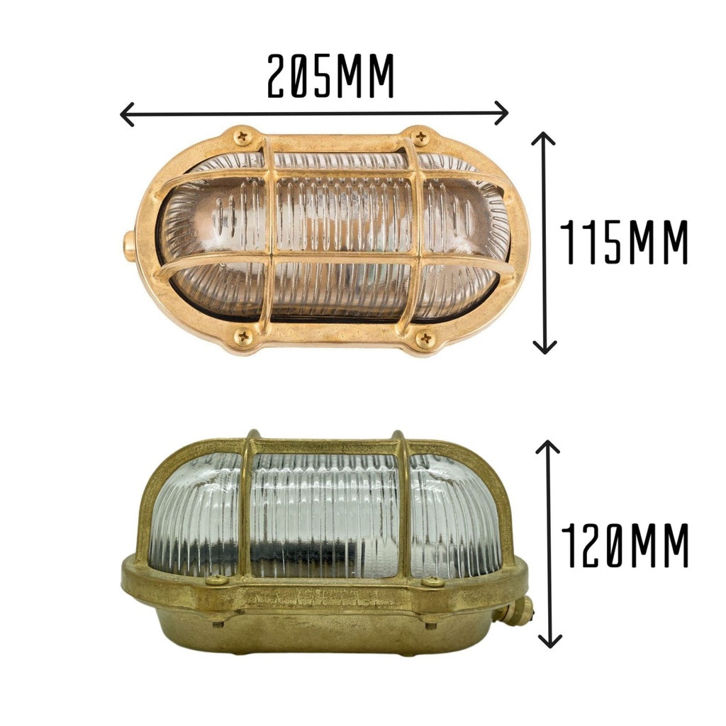Navigator Merchant Commercial Slimline Bulkhead in Solid Brass