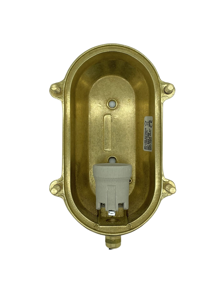 Navigator Palaemon Eyelid Bulkhead in Solid Brass