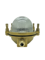 Navigator Siren Small Standard Bulkhead Plain in Solid Brass