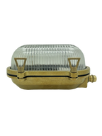 Navigator Siren Small Standard Bulkhead Plain in Solid Brass