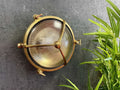 Navigator Trident Porthole Bulkhead in Antique Brass