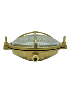 Navigator Trident Porthole Bulkhead in Solid Brass