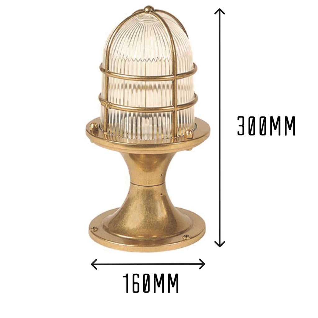 Navigator Wellington Large Post Light in Solid Brass