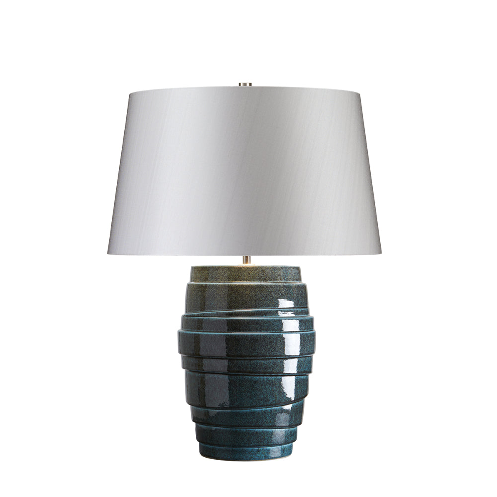 Elstead Neptune Table Lamp in Blue Glaze
