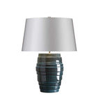 Elstead Neptune Table Lamp in Blue Glaze