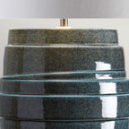Elstead Neptune Table Lamp in Blue Glaze