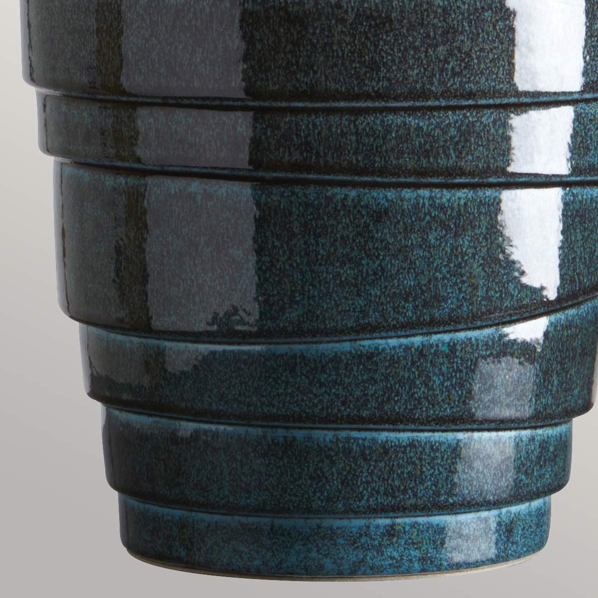 Elstead Neptune Table Lamp in Blue Glaze