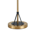 Regent Neuilly 3 Light Table Lamp 630mm High - Black / Satin Gold